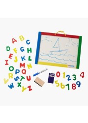 Melissa & Doug Magnetic Chalkboard Dry-Erase Board