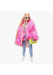 Barbie Extra Doll with Fluffy Pink Jacket