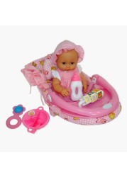 Lotus 5-in-1 Nursery Baby Doll Playset - 15 inches