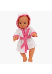 Baby Doll and Bath Accessory Playset