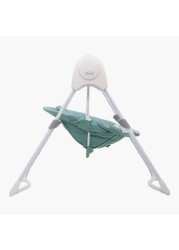 Graco Slim Spaces Bunny and Bear Print Swing