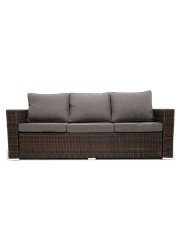 Agartha 3-Seater Rattan Sofa W/Cushions Generic (207 x 80 x 90 cm)