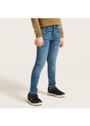 Juniors Solid Jeans with Pockets