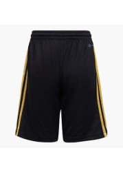 adidas Printed Mid-Rise Shorts with Elasticated Closure