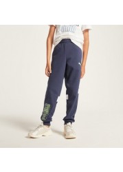 PUMA Printed Jog Pants with Elasticated Waistband