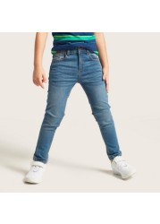 Juniors Solid Jeans with Pockets