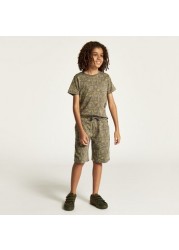 Juniors 3-Piece T-shirt and Shorts Set