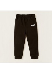 PUMA Printed Crew Neck Sweatshirt and Joggers Set