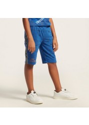 Kappa Solid Shorts with Elasticated Closure and Pockets