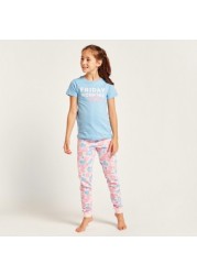 Juniors 6-Piece Printed T-shirt and Pyjama Set