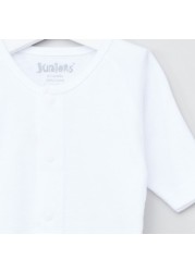 Juniors Short Sleeves Button Through Shirt