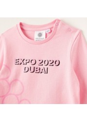 Expo 2020 Printed T-shirt with Long Sleeves