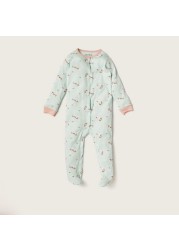 Juniors Printed Closed Feet Sleepsuit - Set of 2