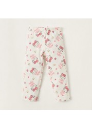 Sanrio Hello Kitty Print Leggings with Elasticated Waist - Set of 2