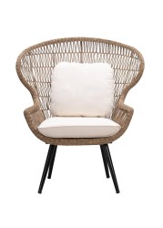 Cocoon Bistro Open Weave Chair W/Cushions Generic, VS-MFC05 (102 x 86 x 118 cm)