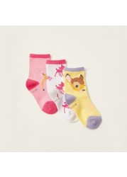 Disney Bambi Print Socks - Set of 3