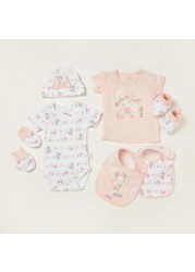 Disney Minnie Mouse Print 8-Piece Clothing Gift Set