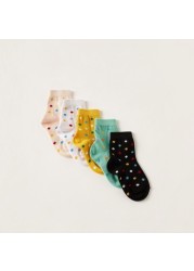 Juniors Printed Socks - Set of 5