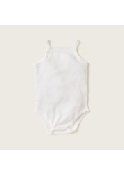 Juniors Solid Sleeveless Bodysuit - Set of 5