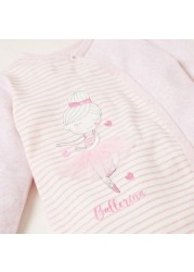 Juniors Printed Sleepsuit with Long Sleeves