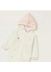 Juniors Printed Sleepsuit with Hood