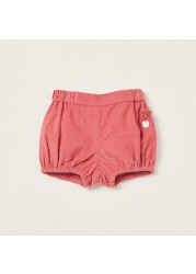 Giggles Solid 2-Piece Shorts and Stocking Set