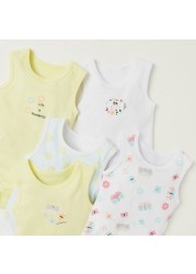 Juniors Printed Sleeveless Bodysuit - Set of 7