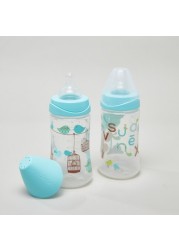 Suavinex Feeding Bottles with Free Sterilizer Tablets and Soother Holder