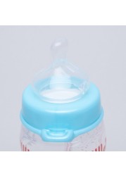 nip Printed Wide Neck Feeding Bottle - 260 ml