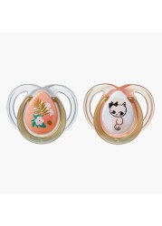 Tommee Tippee Closer To Nature Moda 2-Piece Soother Set - 0-6 Months