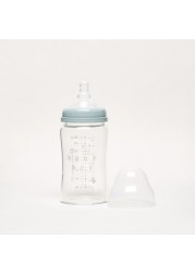 Giggles Printed Glass Feeding Bottle - 200 ml