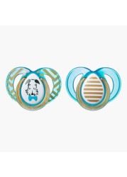 Tommee Tippee Closer To Nature Moda 2-Piece Soother Set - 6-18 Months