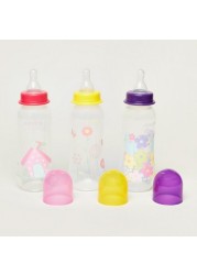 Juniors Round 3-Piece Feeding Bottle Set - 250 ml