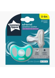 Tommee Tippee Closer To Nature Advanced Sensitive 2-Piece Soother Set - 0-6 Months