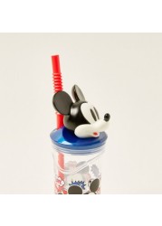 Disney 3D Mickey Mouse Figurine Tumbler with Straw - 360 ml