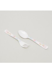 Hello Kitty Print Spoon and Fork Set