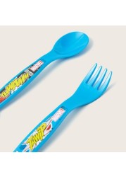 Spider-Man Print Spoon and Fork Set