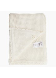 Juniors Knitted Cellular Blanket