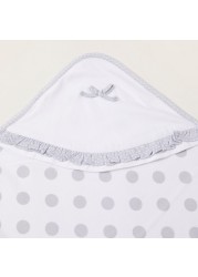 بطانية لحديثي الولادة بطبعات منقطة من جيجلز - 70×70 سم