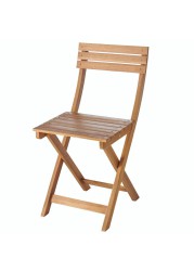 Virginia Acacia Wood Foldable Chair Set GoodHome (380 x 790 x 490 mm, 2 Pc.)