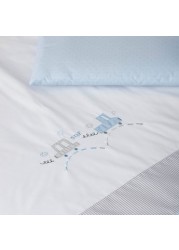 Cambrass Embroidered Detail 2-Piece Bedding Set - 81x81 cms