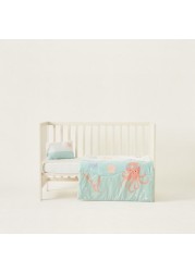 Juniors 2-Piece Under the Sea Applique Comforter Set - 200x98 cms