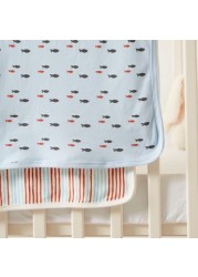 Juniors Printed 2-Piece Receiving Blanket Set - 70x70 cms