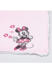 Disney Minnie Mouse Detail Sherpa Blanket - 76x102 cms