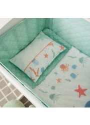 Juniors Under the Sea Applique Cradle Bedding Set