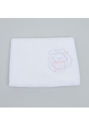 Juniors Rabbit Applique Shawl - 100x100 cms