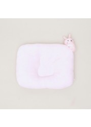 Juniors Textured Pillow with Bunny Applique Detail