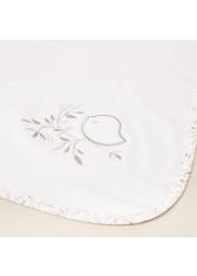 Juniors Bird Embroidered Receiving Blanket - 80x80 cms