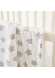 Juniors All-Over Star Print Velboa Blanket - 76 x 102 cms