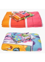 Shopkins 4-Piece Comforter Set - 220x150 cms (Buy 1 Get 1 Free)